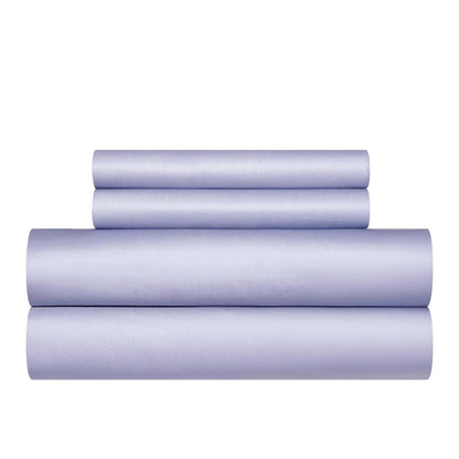 Mako Satin Bettwäsche Set Lila 135x200 cm 4-teilig
