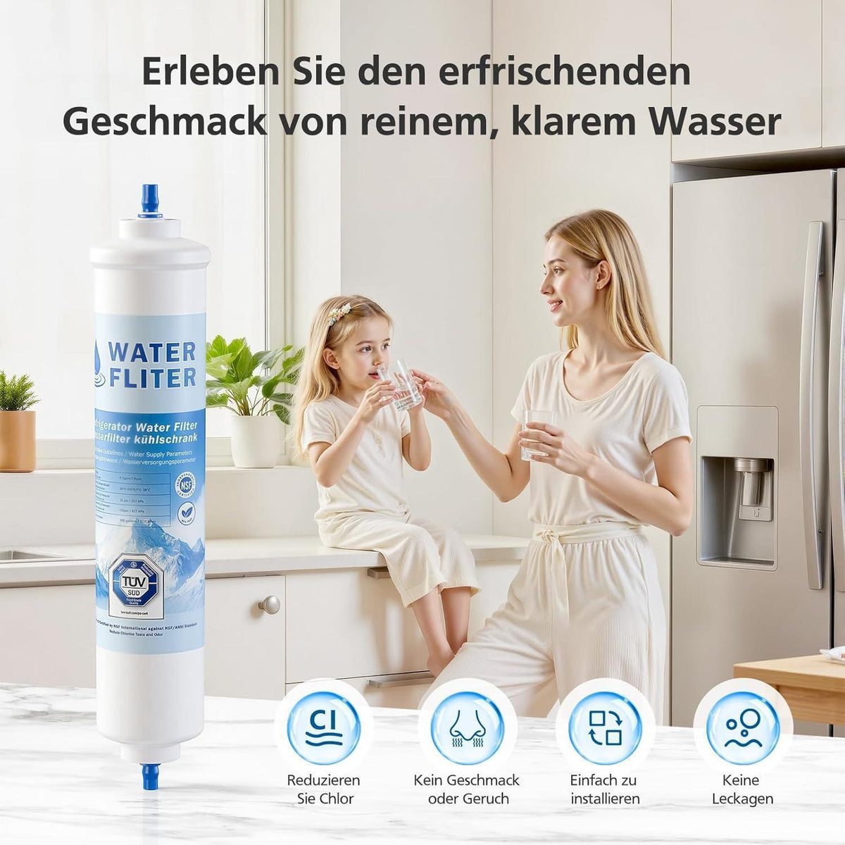 Wasserfilter Kühlschrank für Samsung & LG Modelle