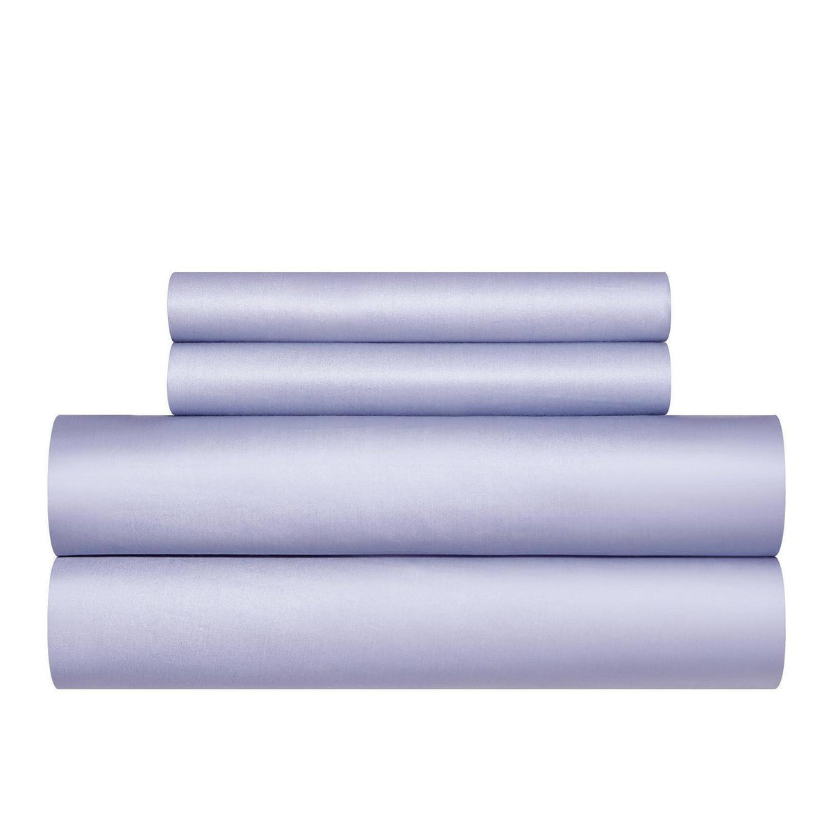 Mako Satin Bettwäsche Set Lila 200x200 cm, 3-teilig