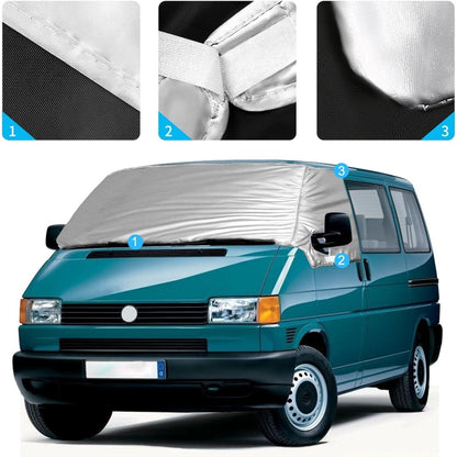 Thermo Frontscheibenabdeckung für VW T4 – Frostschutz & Sonnenschutz