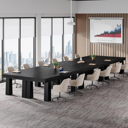 Schreibtisch 160x80 cm – Industrieller Computertisch Schwarz