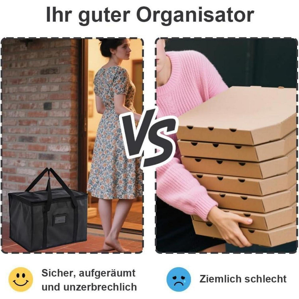 40L Kühltasche – Faltbar & Isolierbar für Picknick, Camping & Reisen