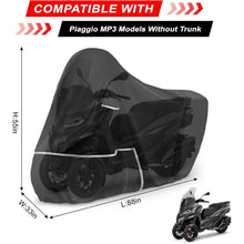 Motorradabdeckung wasserdicht Piaggio MP3 400/500 (ohne Kofferraum)