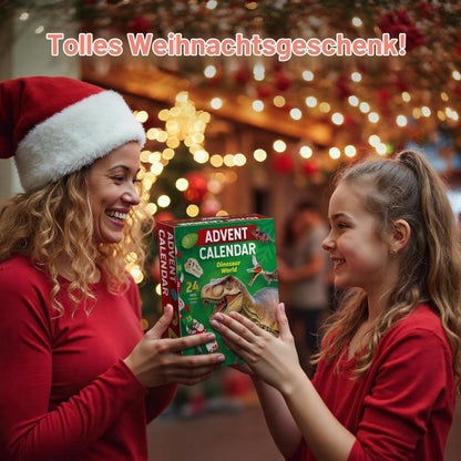 Dinosaurier Adventskalender 2026 mit 24 Dino-Spielzeugen
