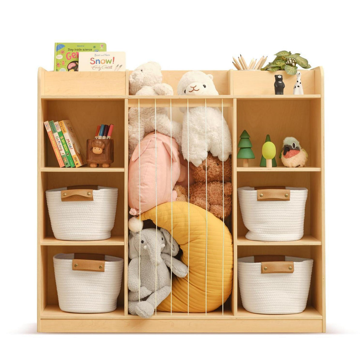 Kuscheltier Aufbewahrung & Kinderbuchregal – Spielzeugorganisator