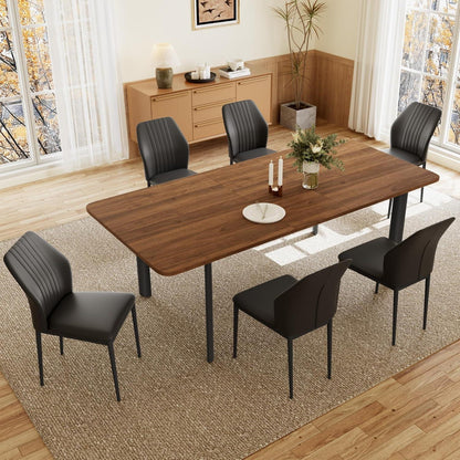 Ausziehbarer Esstisch mit 6 Stühlen – Modernes Esszimmer-Set