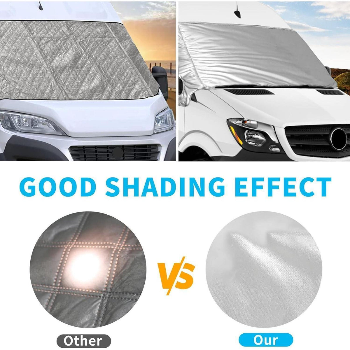 Thermo Frontscheibenabdeckung für Mercedes Sprinter 2006-2018