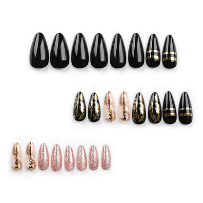 24 Press On Nails – Vollständig, Farbenfroh & Vielseitig