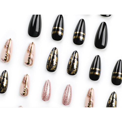 24 Press On Nails – Vollständig, Farbenfroh & Vielseitig