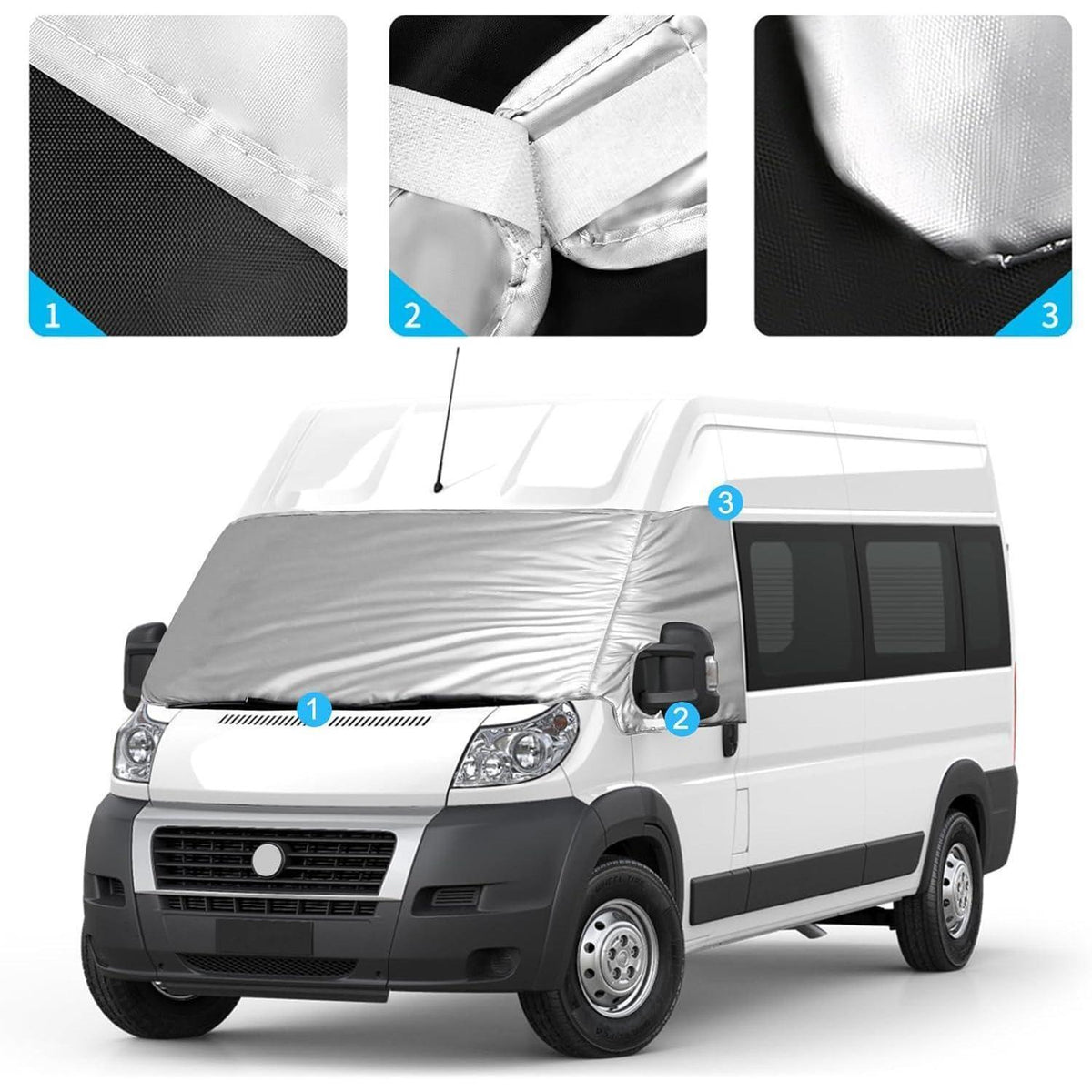 Thermo Frontscheibenabdeckung Fiat Ducato 2006-2024