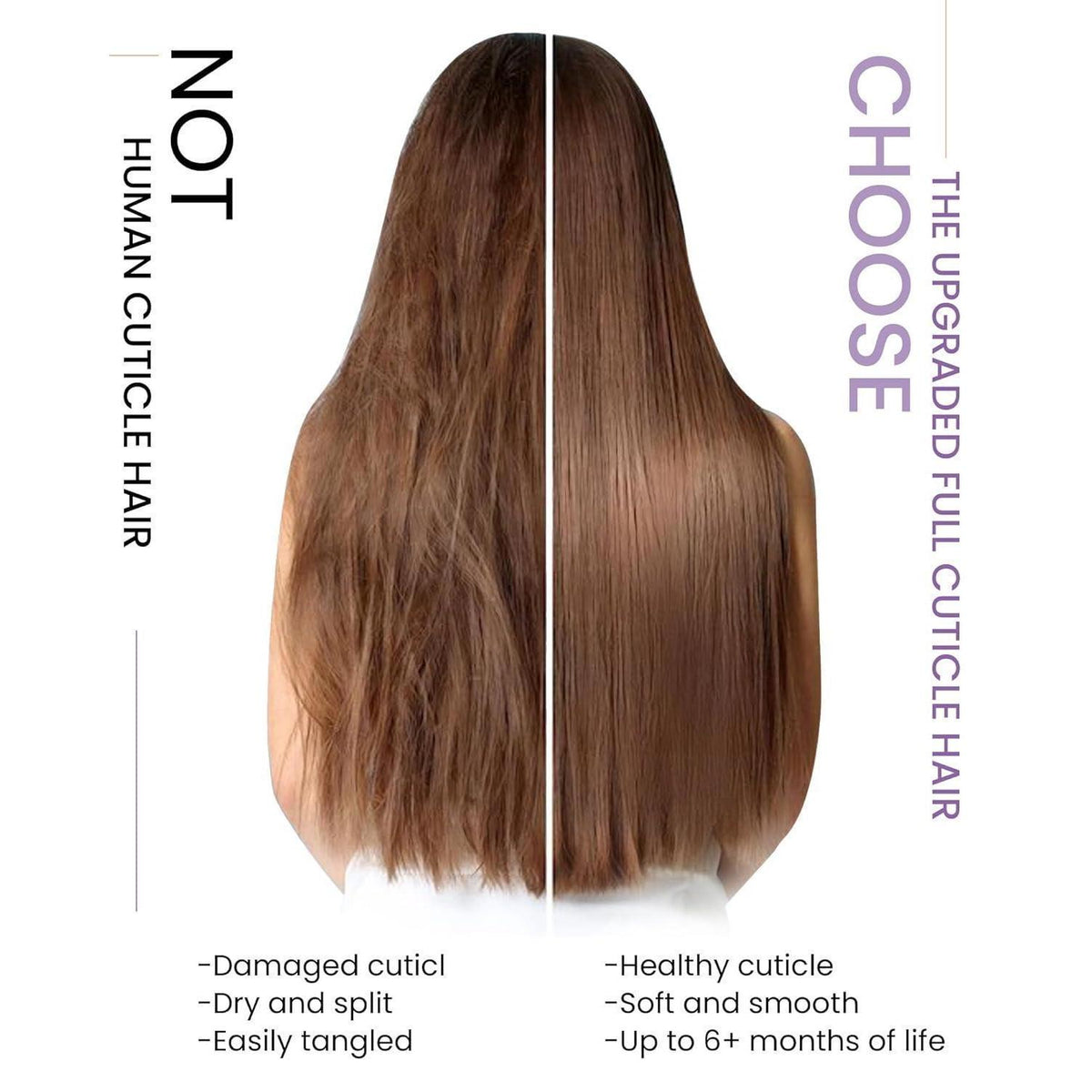 Echthaar Clip-in Extensions Schwarz 55cm – Unsichtbar & Voluminös