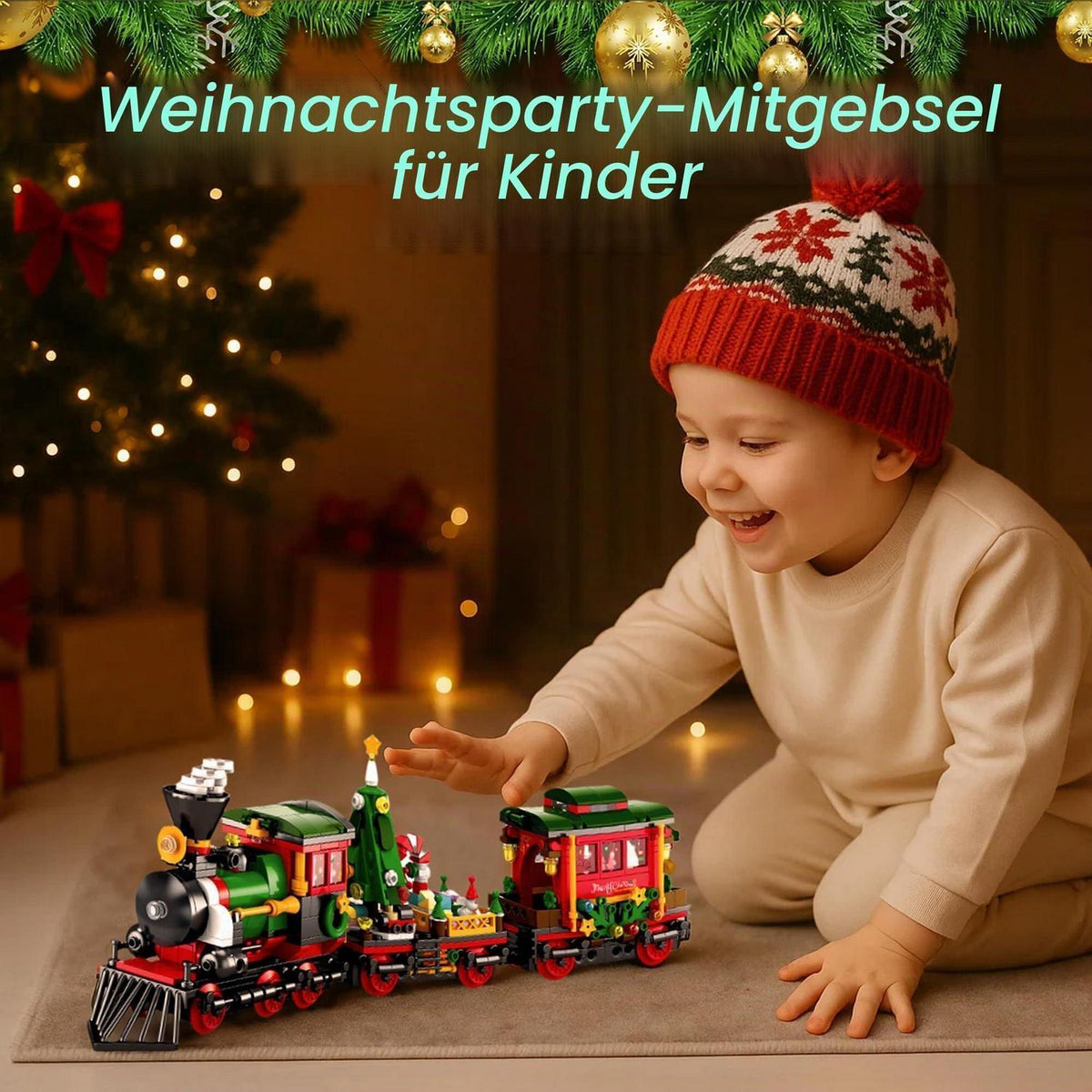 Eisenbahn Adventskalender 2026 – Bauset Zug Weihnachten
