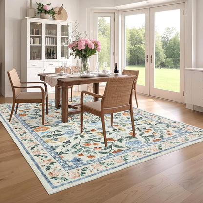 Waschbarer Teppich Grün 160x230 cm – Rutschfest & Weich