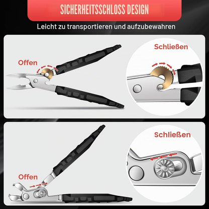 Zehennagelknipser für dicke Zehennägel mit abgewinkeltem Kopf