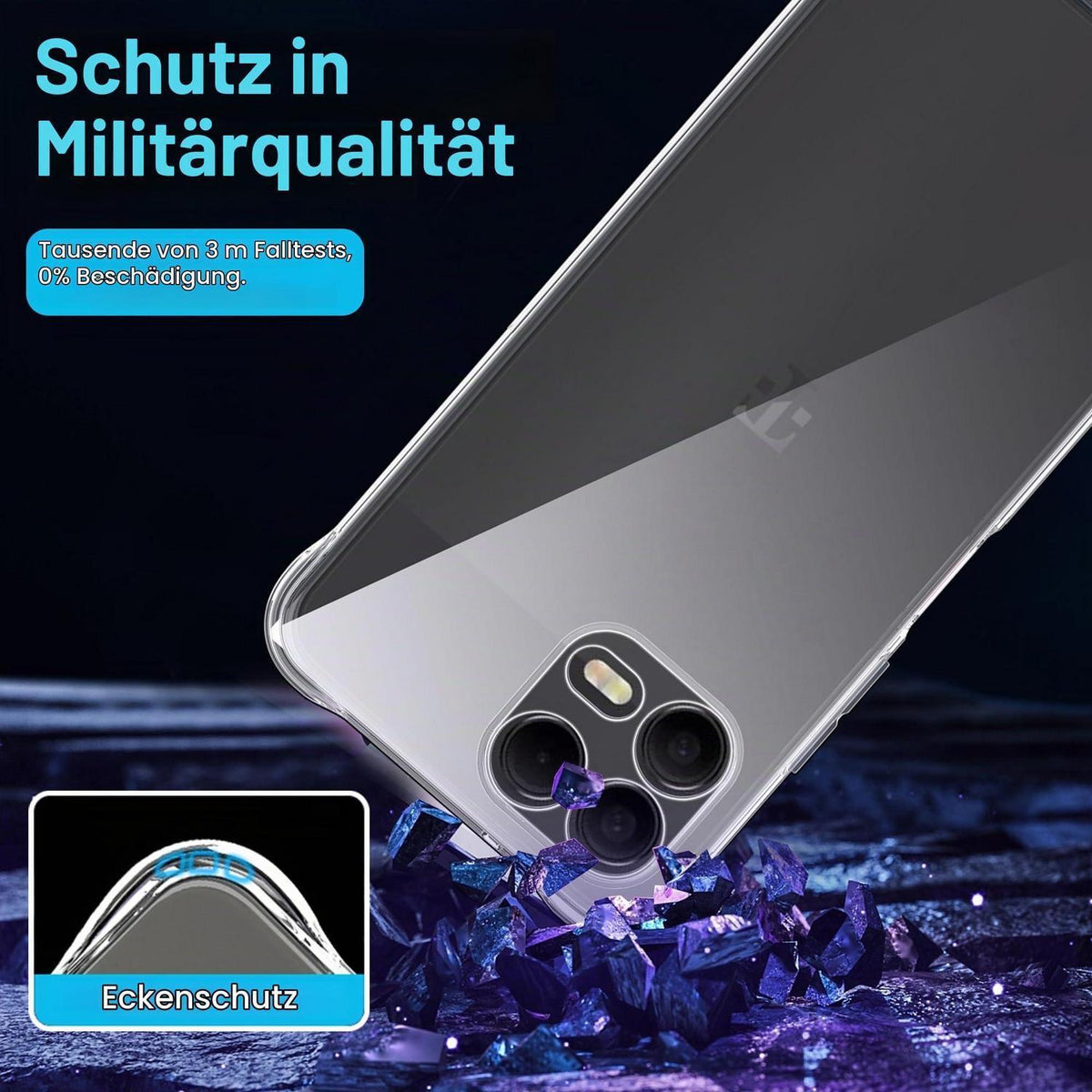 TPU Handyhülle für Telekom T Phone 3 Pro + Schutzfolie
