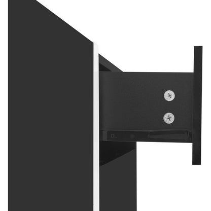 Schwarz TV Lowboard mit Schublade & Türen – 170x30x39cm