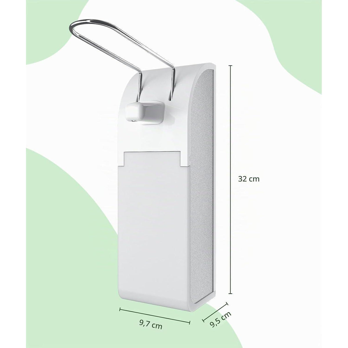 Aluminium Seifenspender Set (2x 1000ml) Wandmontage