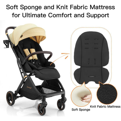 Faltbarer Baby-Kinderwagen – Reisebuggy mit Verstelllehne & UV-Schutz