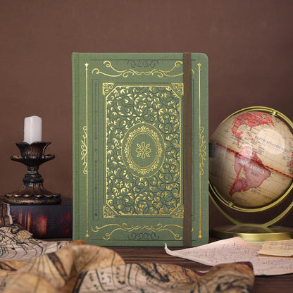 Gepunktetes B5 Tagebuch mit Hardcover und Lesezeichen