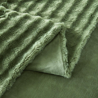 Plüsch Bettwäsche Set 135x200 - Warmes Winterbett mit Flausch