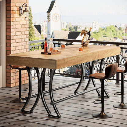 Tribesigns Bartisch 160cm – Stehtisch für Küche & Wohnzimmer