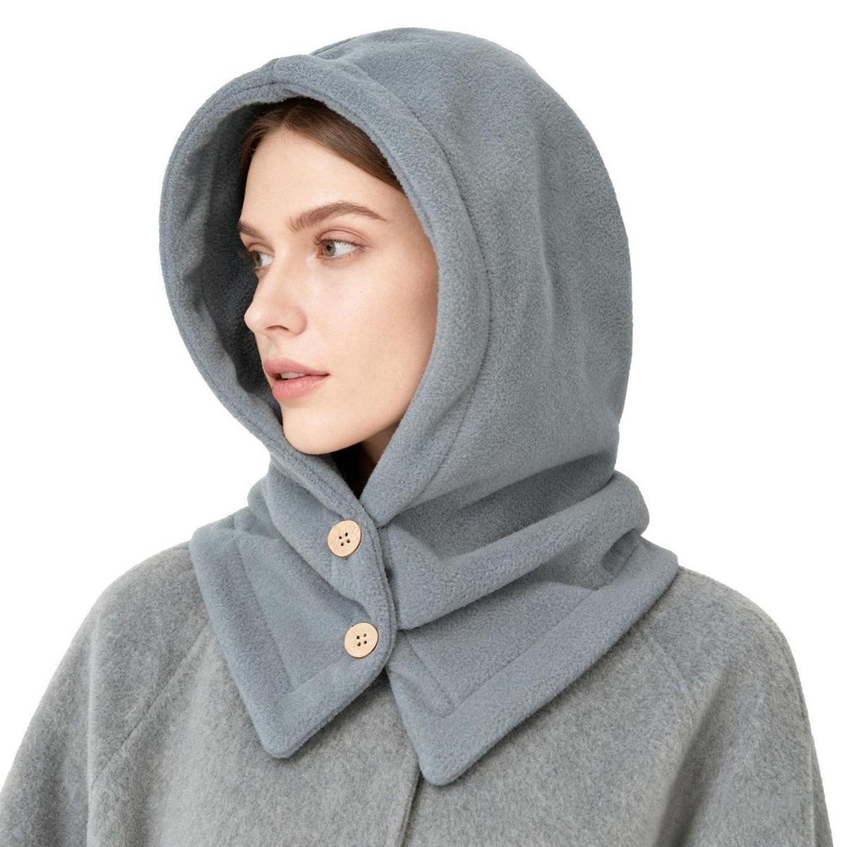 Winter Thermo Kapuzenschal Unisex – Warm & Winddicht für Damen & Herren