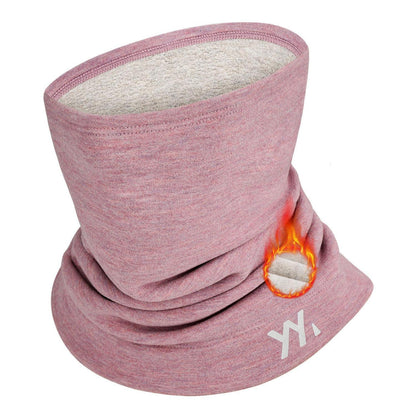 Winter Schlauchschal Fleece-Modal Damen Herren Thermo Halswärmer Lila