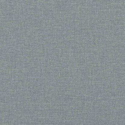 Bodensofa mit Pillow-Rückenlehne – Hellgrau