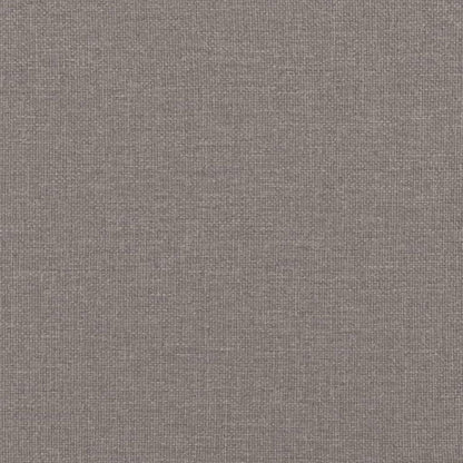 3-Sitzer Sofa mit Hocker, Taupe – Schlafsofa 210 cm