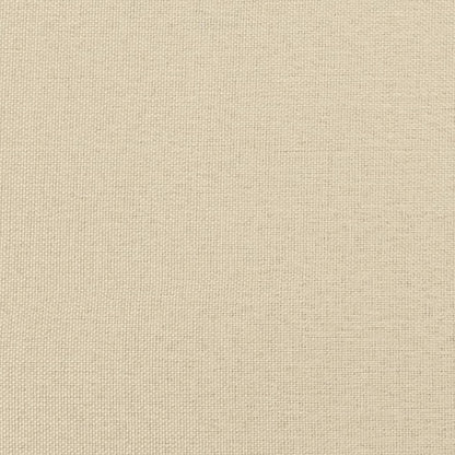 3-Sitzer Sofa mit Hocker & Schlaffunktion, Creme