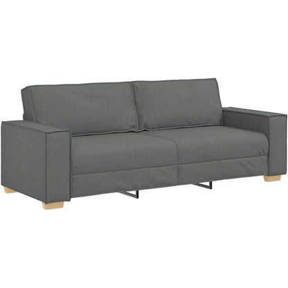 Graues Stoffsofa 2-Sitzer & 3-Sitzer Set – Komfortabel & Robust