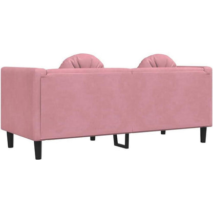2-Sitzer Samtsofa Rosa – Modernes Polstersofa für Wohnzimmer