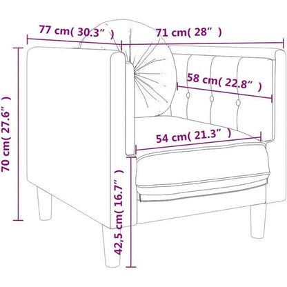 Samt Sofa Blau – Modernes Wohnzimmer Sofa mit Kissen