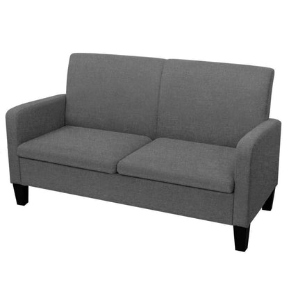 Modernes 2-Sitzer Schlafsofa Dunkelgrau