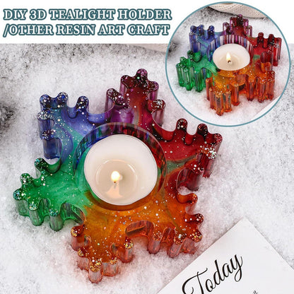 Silikonform Weihnachten – 2er Set für Kerzen, Seife & Gießharz