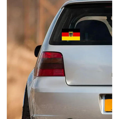 Deutschland Flaggen Aufkleber 100er Set mit Adler – Wetterfest & Selbstklebend