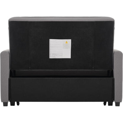 Klappsofa mit Schlaffunktion – Grau, 127x75x94cm