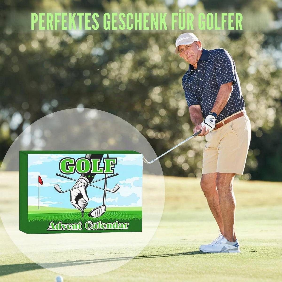 Golf Adventskalender 2026 für Herren – 24 Tage Golf-Überraschungen