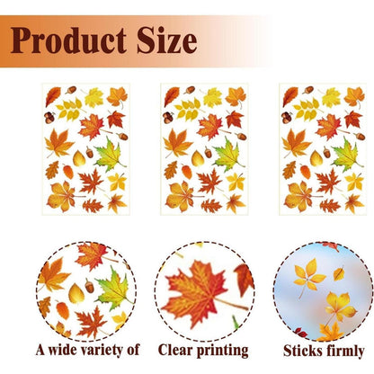 Fensterbilder Herbst Kinder – 9er Set | Deko für Zuhause & Kita