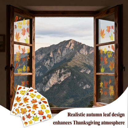 Fensterbilder Herbst Kinder – 9er Set | Deko für Zuhause & Kita