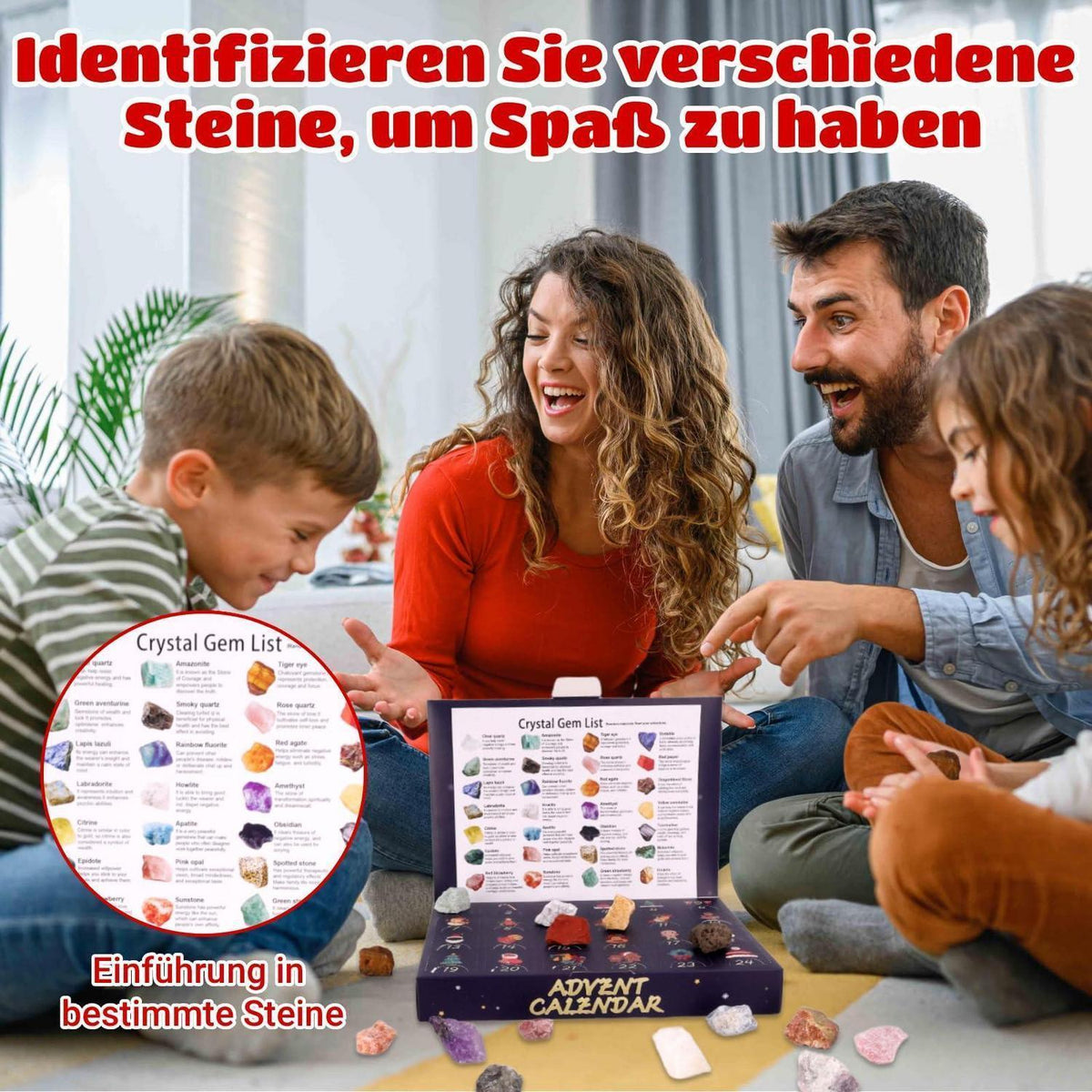 Edelstein Adventskalender 2026 – 24 Tage Weihnachtszauber