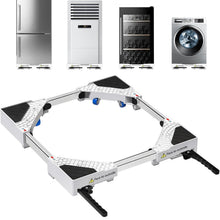 Waschmaschinen Untergestell mit 360° Rollen & Bremse