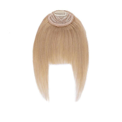 Clip-in Pony Echthaar Dunkelblond – Französischer Pony für natürlichen Look
