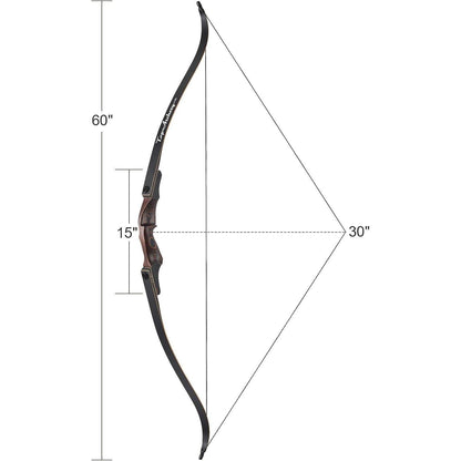60 Zoll Recurvebogen Takedown 30-60 lbs – Bogen & Zubehör