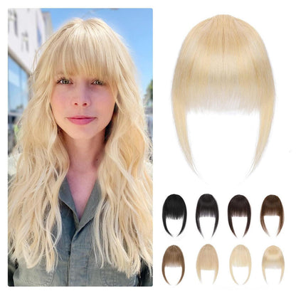 Echthaar Pony Clip-in Gerade (#613 Blond)