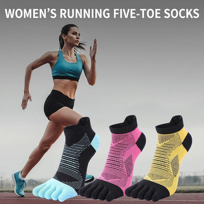 Damen Zehensocken 6er Pack – Atmungsaktiv & Sportsocken 39-42
