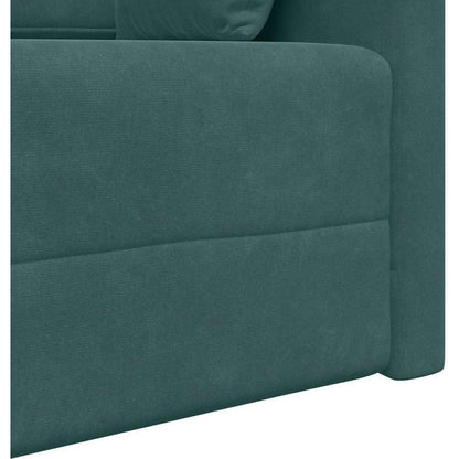 Faltbares Schlafsofa Dunkelgrün – Bequeme Bodenmatratze