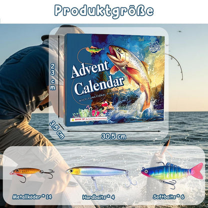 Angel Adventskalender 2026 – 24 Tage Angelspaß für Angler & Papa