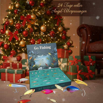 Angel Adventskalender 2026 – 24 Tage Angelspaß für Angler & Papa