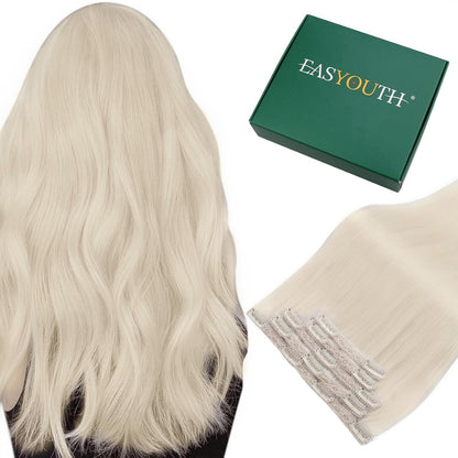 Blond Echthaar Clip-in Extensions – Remy Menschenhaar #1000